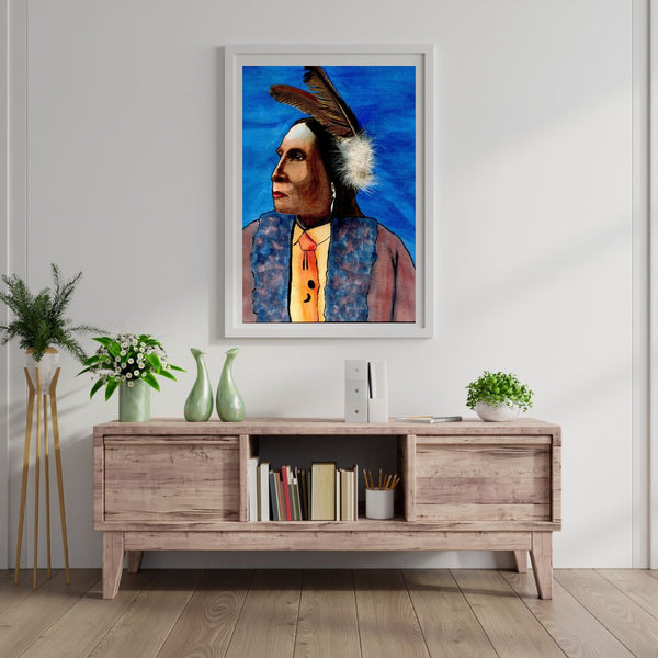 “Spirit of the Plains – Chief Portrait”  Limited Edition Portrait Print