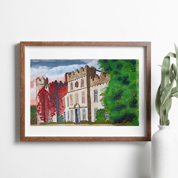 Ballinlough Castle, County Westmeath, Ireland - Giclée Print