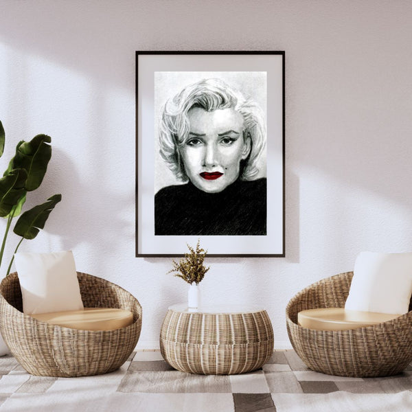 “Hollywood Legend – Marilyn” - Limited Edition Portrait Print