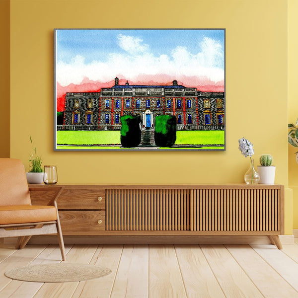 Gloster House, County Offaly.  Limited edition Giclée Print