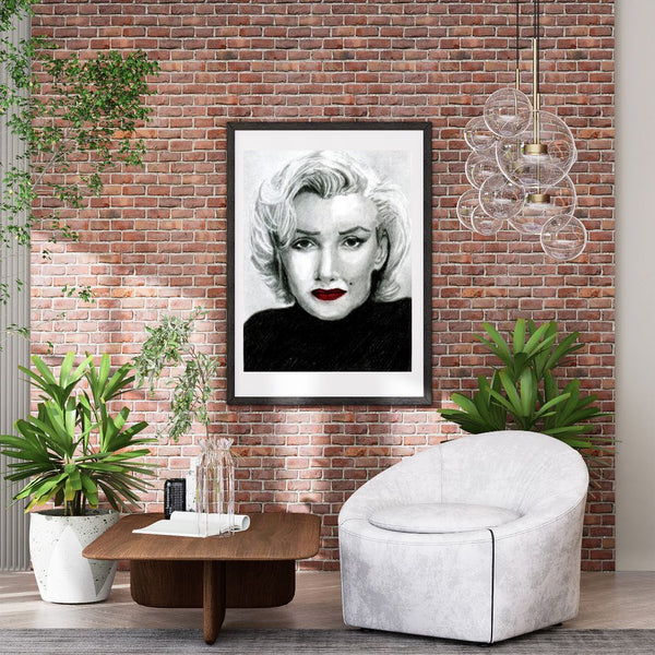 “Hollywood Legend – Marilyn” - Limited Edition Portrait Print