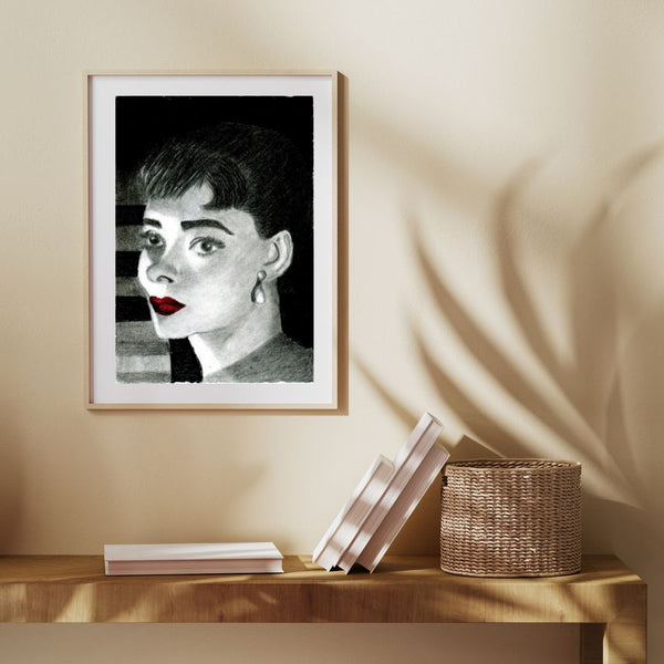“Audrey in Shadowlight” Limited Edition Portrait Print