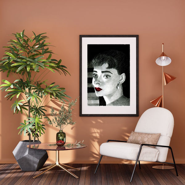 “Audrey in Shadowlight” Limited Edition Portrait Print