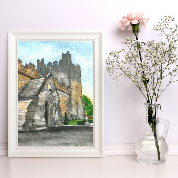 Adare Trinitarian Abbey, Adare, Co. Limerick - Giclée Print.