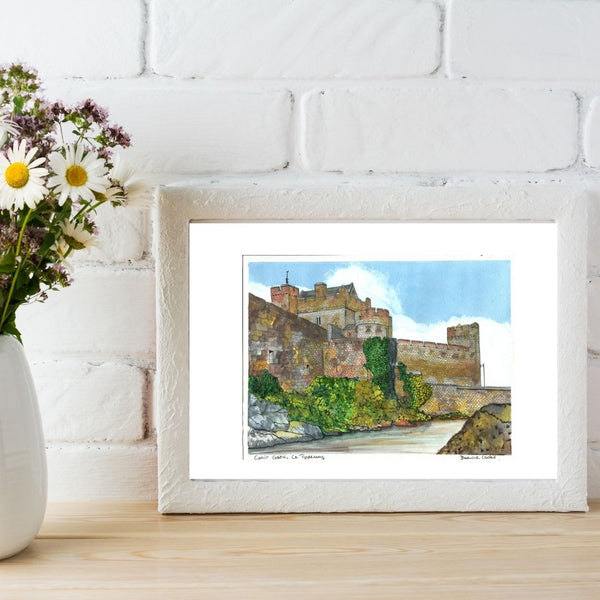 Cahir Castle, Cahir, Co. Tipperary - Giclée Print.