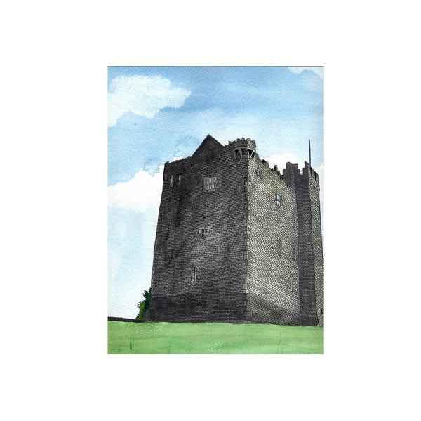 Redwood Castle - Lorrha, Co. Tipperary,  - Giclée Print.