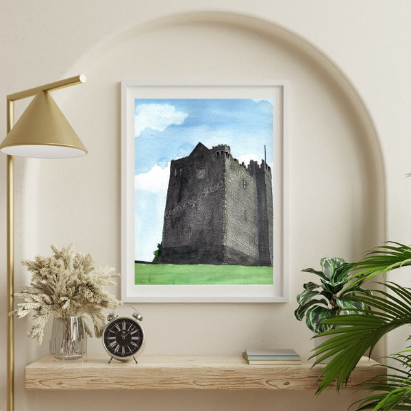 Redwood Castle - Lorrha, Co. Tipperary,  - Giclée Print.