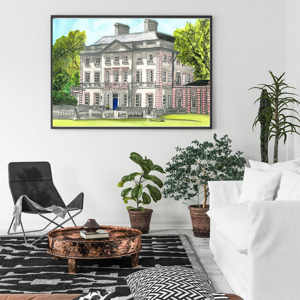 Abbeyleix House, County Laois  - Giclée Print.