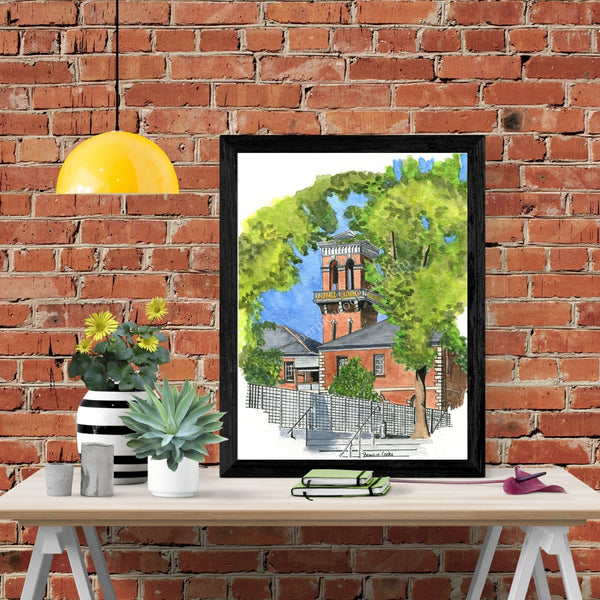 St. Patricks College in Drumcondra, DCU, Dublin  - Giclée Print.