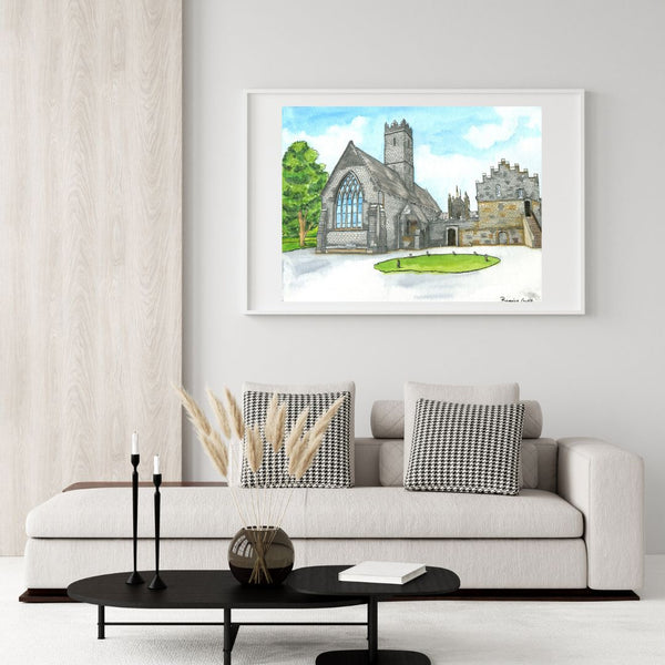 Adare Augustinian Friary, Co. Limerick  - Giclée Print.