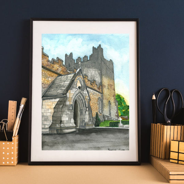 Adare Trinitarian Abbey, Adare, Co. Limerick - Giclée Print.