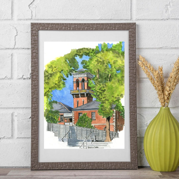 St. Patricks College in Drumcondra, DCU, Dublin  - Giclée Print.