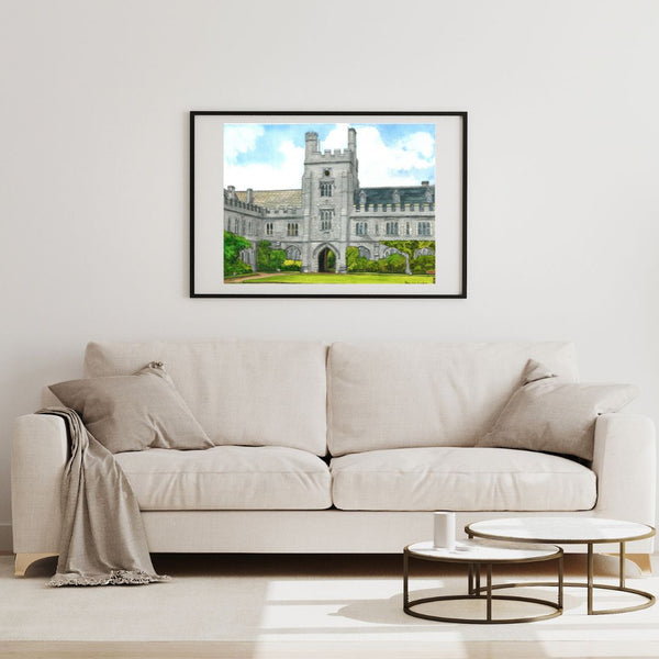 The Quadrangle University College Cork,  - Giclée Print.