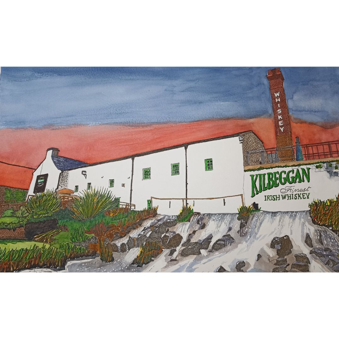 Kilbeggan Distillery County Westmeath - Giclée Print