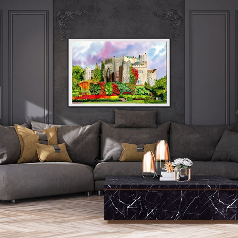 Birr Castle and The Leviathan of Parsonstown – Original Watercolour Painting