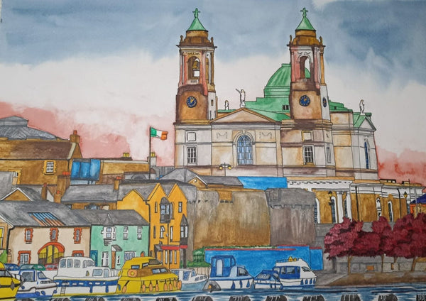 Church of Saints Peter and Paul, Athlone, County Westmeath.  Original Painting.