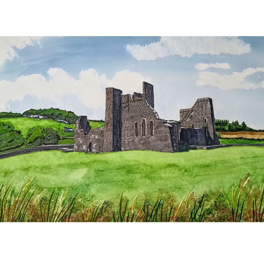 Fore Abbey, County Westmeath, Ireland - Giclée Print