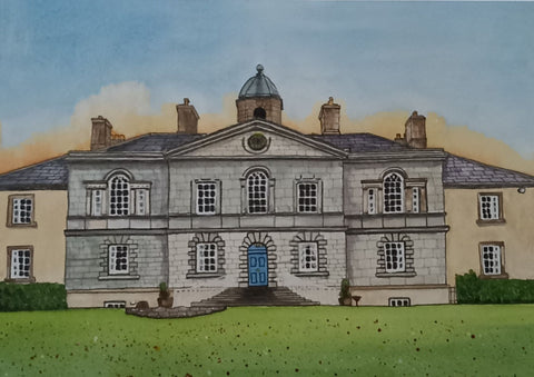 Wilsons Hospital School. County Westmeath.  Original Painting.