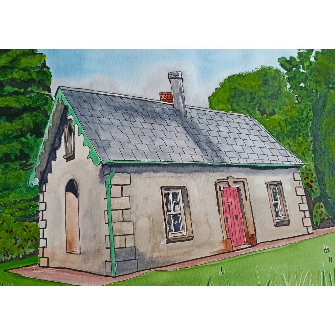 Glananea House Gate Lodge, Co. Westmeath, Ireland - Giclée Print