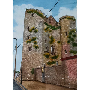 Original Delvin Castle, County Westmeath, Ireland - Giclée Print