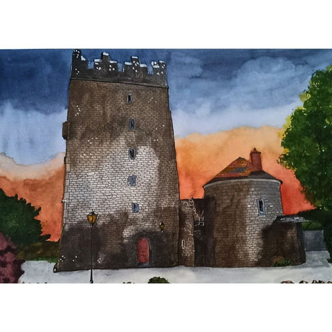 Tyrrellspass Castle, Co. Westmeath, Ireland - Giclée Print