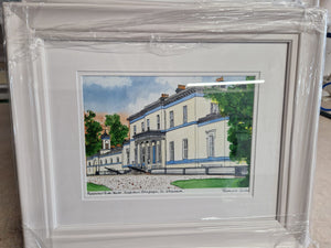Middleton Park House, County Westmeath.  Original Painting.