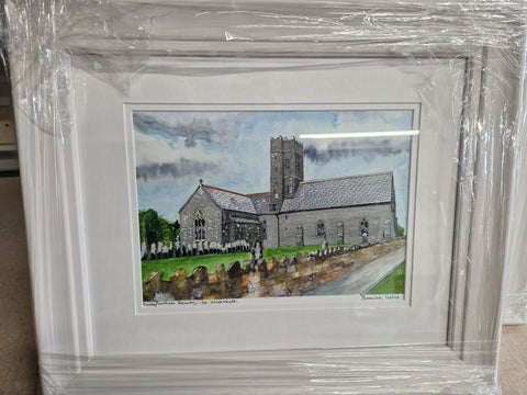 Multyfarnham Friary, County Westmeath.  Original Painting.