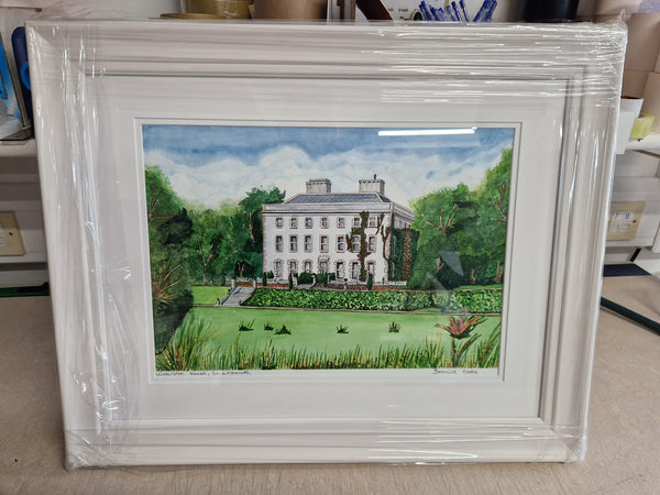 Waterston House, Glasson, County Westmeath.  Original Painting.