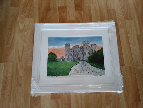 Clonyn Castle, Delvin, County Westmeath.  Original Painting.