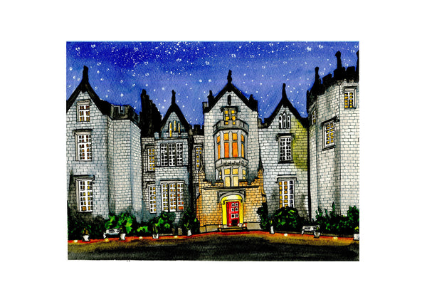 Kinnitty Castle, County Offaly, Giclée Print Limited Edition