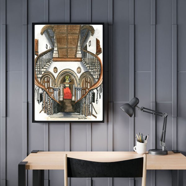 The Staircase of All Hallows  - Giclée Print.