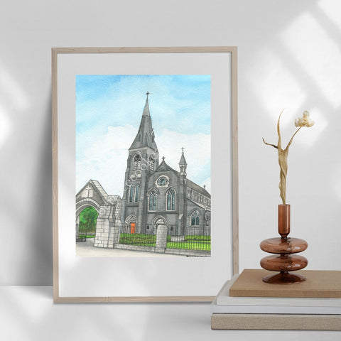 The Cathedral of St. Brendan, Loughrea, Co. Galway  - Giclée Print.