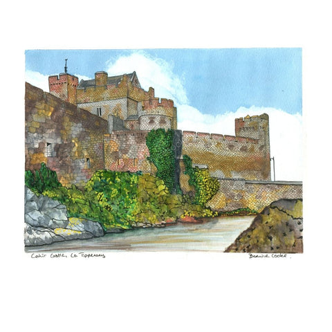 Cahir Castle, Cahir, Co. Tipperary - Giclée Print.