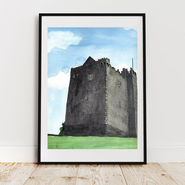 Redwood Castle - Lorrha, Co. Tipperary,  - Giclée Print.
