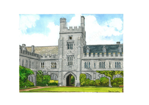 The Quadrangle University College Cork,  - Giclée Print.