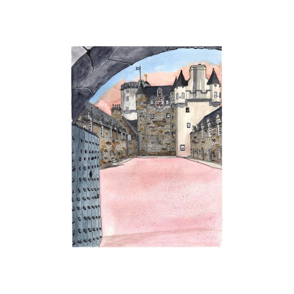 Castle Fraser, Inverurie, Scotland. Giclée Print.