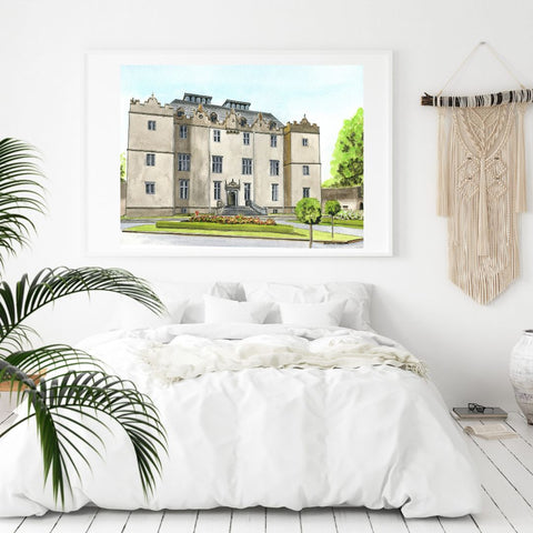 Summer at Portumna Castle, Co. Galway  - Giclée Print.