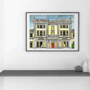 Woodlawn House, Co. Galway Then  - Giclée Print.